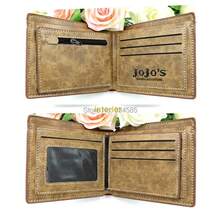 Anime   Khaki Men's Bifold PU Synthetic Wallet Cool Kujo Jotaro Coin Purse Money Clip - 7 - View 5