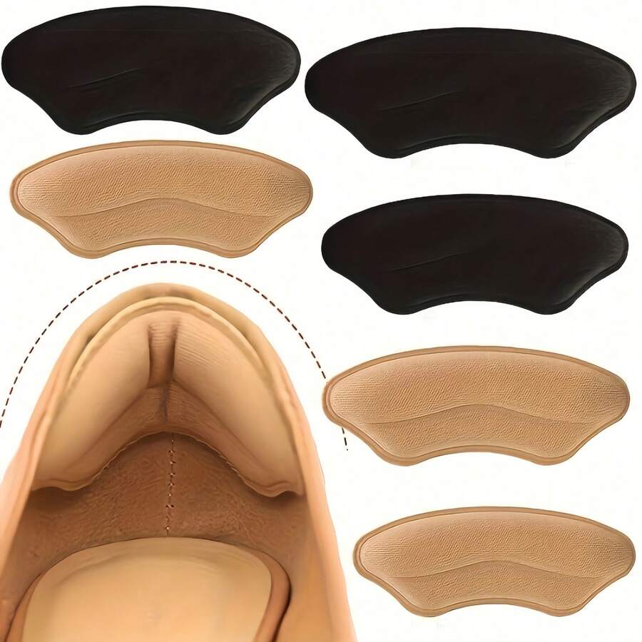 8 paires de coussinets adhésifs pour talons, inserts pour chaussures pour améliorer l'ajustement et le confort des chaussures, prévenir le glissement des talons et les ampoules, accessoires pour chaussures, rentrée scolaire, Saint-Valentin, animaux de compagnie, carnaval, décoration de fête, chaussures, printemps/été, cadeau pour demoiselle d'honneur - Multicolore - Voir 1