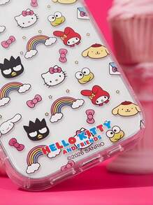 HELLO KITTY AND FRIENDS | SHEIN 彩虹云透明手机壳 - 彩色 - 查看 3