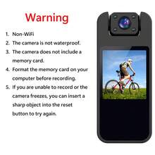 1pc 1000mAh High Capacity Rechargeable Battery Pack, Sports Camera With 1080P FHD 180° Rotatable Lens, Compact Design For Cycling, Running, Travel, Outdoor Adventure And Daily Recording - 黑色 - 查看 8