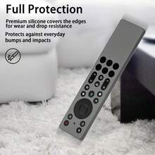 适用于RC923A/RC813A遥控器的硅胶保护套，带挂绳，防震软壳遥控器套 - 多色 - 查看 5