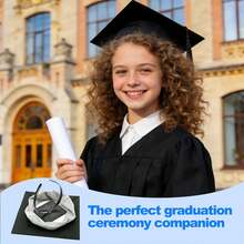 Graduation Cap Headband, Secure Hairstyle, Not Change Hair, Firm Anti-Fall Hairband Graduates, Students - 1 - View 2