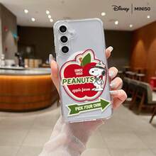 Ốp lưng điện thoại từ tính trong suốt hình Snoopy Nông trại táo MINISO cho Samsung S26 Ultra/S26 Edge/S26 Plus/S26/S25 Ultra/S25 Plus/S25/S25FE/S25Edge/S24Ultra/S24Plus/S24/S24FE/S23FE/S23Ultra/S23Plus/S23/S22Ultra/S22Plus/S22/A15/A16/A17/A35/A36/A37/A54/A55/A56/A57 Quà tặng Giáng sinh cho bạn gái - Trong sáng - Xem 2