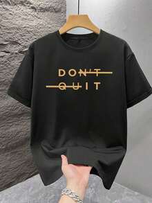 Camiseta masculina moderna e descontraída com estampa gráfica e mangas curtas | Design requintado | Essencial para o verão | Fácil de combinar, destaca seu estilo # Estampa no peito - Branco - Ver 8