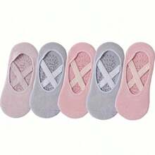 1/2/3/5/10 pares de calcetines de yoga y pilates para mujer, calcetines deportivos de danza con silicona antideslizante, calcetines de agarre para esterilla de pilates y fitness en interiores, perfectos para yoga, pilates, fitness, regalo de Navidad para mujer - Multicolor - Ver 26