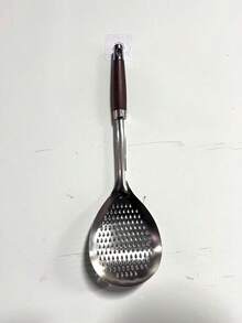1 muỗng có lỗ lớn bằng thép không gỉ, chịu nhiệt (662°F), tay cầm tiện dụng và lưới mịn, thích hợp cho chiên, lẩu, nấu nướng và làm bánh, nhà hàng và bếp gia đình, dụng cụ nhà bếp bền và thiết thực, món quà năm mới lý tưởng. - Nhiều màu - Xem 9
