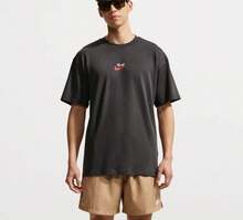 Nike 男士 AS M NSW MANFEN SS TEE 休闲短袖T恤 - 深灰色 - 查看 2