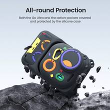 Untuk Insta360 GO Ultra, Casing Pelindung Silikon dengan Tutup Lensa & Tali Gantungan untuk Aksesori Insta360 GO Ultra (Tersedia dalam Warna Hitam, Merah Muda, Abu-abu), Aksesori Vlogging Perjalanan Olahraga Luar Ruangan | Pelindung Layar dan Lensa Kamera | Pemasangan Mudah | Perlindungan Penuh | Desain Ringan | Gratis Tutup Lensa, Tali Gantungan Anti-Hilang & Tali Pergelangan Tangan - View 4