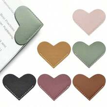 2026 New 1pc/5pcs/10pcs Leather Heart-Shaped Bookmarks, Cute Book Corner Decorations, Suitable For Reading Enthusiasts, Women's Bookmarks, Book Lovers Bookmarks, Perfect For Women, Children And Book Lovers. Adorable Handmade Reading Gift Accessories, Random Color, Valentine's Day Gift, Perfect For Gifting - Multicolor - View 13
