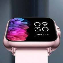 1 Đồng hồ thông minh dây đeo silicon dành cho nữ, Đồng hồ điện tử thời trang có chức năng gọi điện, Nhận tin nhắn xã hội, Tương thích với IOS và Android để sử dụng hàng ngày - Nhiều màu - Xem 6