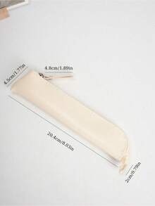 1个现代PU印花拉链铅笔盒，适合男孩女孩返校，可作铅笔袋、背包、文具使用 - 多色的 - 查看 2