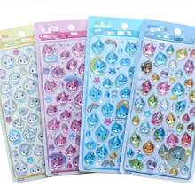 Hasbro Adesivos Cristalinos Sólidos em Relevo 3D - Adesivos DIY - Adesivos Criativos em Relevo 3D - Figuras de Desenhos Animados Fofos e Elementos Únicos de Anime - Adequado para Decorar Telefones, Laptops, Copos, etc. - Multicolorido - Visão 1