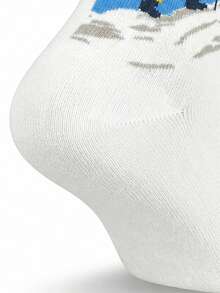 1 par de calcetines medianos con patrón de senderismo creativo, unisex. Calcetines casuales y divertidos para todas las estaciones, adecuados como regalo para entusiastas del senderismo al aire libre, aptos para uso diario, senderismo y viajes. - Multicolor - Ver 5