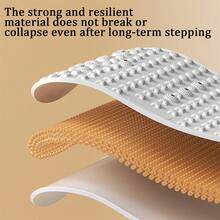1pc 45*75cm Portable Ultra-Thin Foot Massage Mat, Pressure Sensing Massage Pad For Home Use, Foot Relaxation, Super Slow Running Mat, Silicone Acupressure Board, Indoor Static Running Massage Pad - Multicolor - View 7