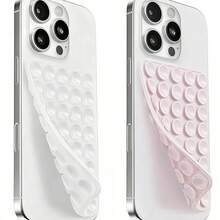 2 Pcs Colorful Silicone Phone Holders With Suction Cups, Octobuddy Phone Grips, Sticky Grips, Phone Accessories, Octobuddy,Sticky Phone Grip,Phone Stand,Mobile Phone Holder,Travel Essentials,Kitchen Essentials,Squishy,Octobuddy Double Side. - 40 Double-sided Suction Cups - View 7