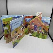 Pull&Push Busy Learning Compact Prefect For Learning English Interactive Comic Captivates Readers Vibrant Colors And Cartoon Illustrations, Featuring Foldable Pages Reading Fun. Perfect As A Christmas Gift - Multicolor - View 6