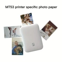 Papel fotográfico a color de 2x3 pulgadas con respaldo autoadhesivo HPRT MT53, papel fotográfico de alta definición compatible con la impresora de fotos de bolsillo MT53 - Ver 5