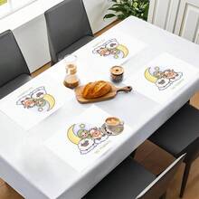 1件/4件/6件装亚麻餐垫，饰有牛、羊和月亮图案，适合宰牲节装饰、宰牲节礼物，可用于餐桌、四季装饰，现代可水洗桌面垫，可作房间装饰、杯垫、厨房餐垫、室内外派对装饰、家居装饰，是理想的礼物之选。 - 彩色 - 查看 8