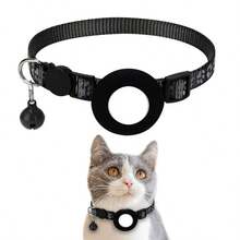 Reflective Collar With Bell Compatible With Apple AirTag Tracker Locator Protective Case Cat Neck Collar - Multicolor - View 17