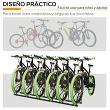 HOMCOM Suportes e racks para bicicletas - Preto - Ver 8