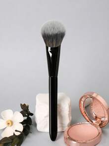 1支扁平腮红刷，专业修容粉腮红化妆刷工具 - 彩色 - 查看 9