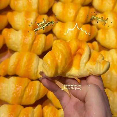 2025 Nuevo Artículo Juguete de pan de brioche de rebote lento para alivio del estrés, suave y simulado - Regalo perfecto - Regalo de cumpleaños - Regalo de vacaciones - Regalo de Navidad