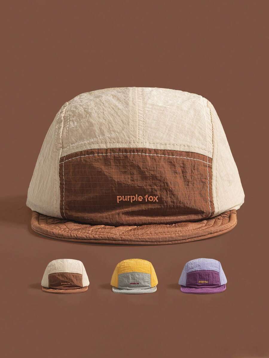 1 pieza Gorra de béisbol de secado rápido para mujeres y hombres, con bloqueo de color, bordada, de ala plana, estilo hip hop, ligera y transpirable, adecuada para actividades al aire libre, vacaciones, viajes, accesorios de vestir y regalos, playa, festival - Multicolor - Ver 1