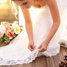 5cm Wide Elastic Floral Lace Trim, Suitable For Garment Sewing, Lingerie, DIY Decoration - A - View 8