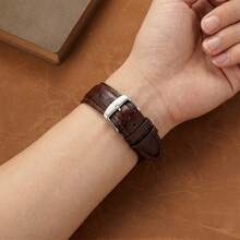 Women Ostrich Texture Watch Band 18mm 20mm 22mm Quick Release Spring Bar Replacement Fashion Personalized Genuine Leather Wristband - Mouldless - View 11