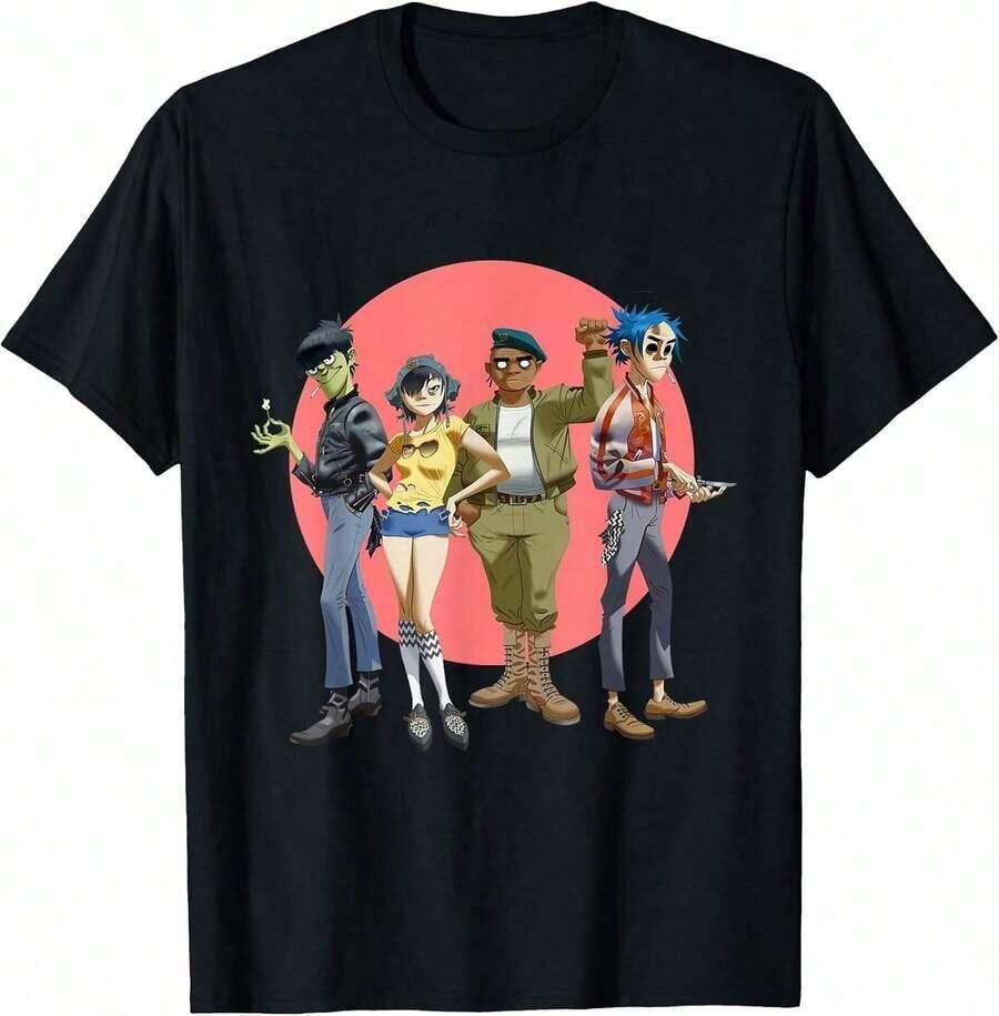 Young Boys/Girls Print T-Shirt, Cotton Children's T-Shirt Group Circle Rise T-Shirt Matching Outfit Tv Girl Gifts For Teen Girls Clothing For Ni Hato Teen Boys Gifts Kids Outfits Clean Girl Aesthetic Clean Girl Aesthetic Shirts Girls Tops For Teen Girls Teen Shirts Juniors Girl Clothes Coats For Girls Boy Clothes For Kids Outfit For Girls Teen Tops Family Matching Clothes Boys Shirts Kids Girls Clothing Gift For Kids Happy New Year Gift - BLACK11 - 查看 1