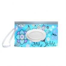 1/2个圆形带盖湿巾袋，婴儿房湿巾收纳袋 - 彩色 - 查看 7