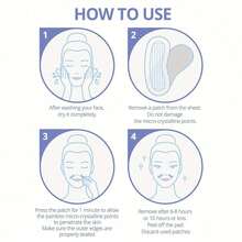 6 piezas Herramientas de masaje facial y nasal, hidratación profunda y tensado de la piel, color beige suave. Parches de microagujas, parches para los ojos, longitud de aguja inferior a 0,25 mm, proporcionan una experiencia cómoda y relajante. - Multicolor - Ver 3
