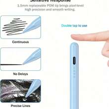 兼容 iPad 6-11 英寸（含 10/9）、iPad Pro 11/12.9/13 英寸（M4）、iPad Air 3/4/5（M2/M3）以及 iPad mini 5/6（2018-2025 年款）。支持 2 倍快速充电，并可与 Apple Pencil 2 无缝配合使用。升级版触控笔，兼容 iPad 第 9 代和第 10 代。 - 彩色 - 查看 3