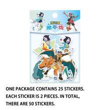 pokemon 宝可梦官方正品贴纸，可爱卡通装饰，手机账号，笔记本DIY贴纸 - 彩色 - 查看 13