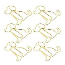 100个金色回形针，金属防锈电镀工艺，金色不褪色，用途广泛，可爱设计，可用于文件、纸张等。 - 多色 - 查看 10