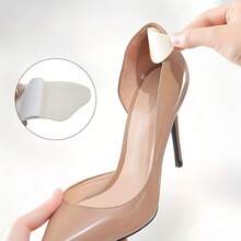 8 paires de coussinets adhésifs pour talons, inserts pour chaussures pour améliorer l'ajustement et le confort des chaussures, prévenir le glissement des talons et les ampoules, accessoires pour chaussures, rentrée scolaire, Saint-Valentin, animaux de compagnie, carnaval, décoration de fête, chaussures, printemps/été, cadeau pour demoiselle d'honneur - Multicolore - Voir 3