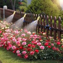 360° Adjustable Automatic Irrigation System, Suitable For Outdoor Plants, Raised Flower Beds, Yards, Potted Plants, Lawns - Automatic Irrigation Equipment Set - Garden Irrigation Kit - View 10