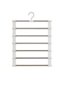 Giá treo quần áo nhiều tầng, tiết kiệm 80% không gian, thiết kế hình thang chống trượt đa chức năng, có thể treo khăn quàng cổ, quần jean, quần tây, cà vạt, ga trải giường, v.v., lý tưởng cho việc sắp xếp tủ quần áo ký túc xá, chuẩn bị cho kỳ nghỉ, dễ dàng lắp ráp, tối giản và thiết thực, giúp bạn dễ dàng lấy được quần áo yêu thích. - Nhiều màu - Xem 16