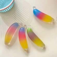 创意减压逼真柔软香蕉玩具，细节精致，慢回弹水果造型，是理想的减压玩具，也是送给亲朋好友的礼物。 - 彩色 - 查看 6