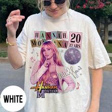Unisex Hannah Mo Ntana Tee, Fan Gift,  Channel High School Musical Ha Nnah Mo Ntana Shirt, Magic Kingdom Disneyland Family Trip Shirt - 白色 - 查看 1