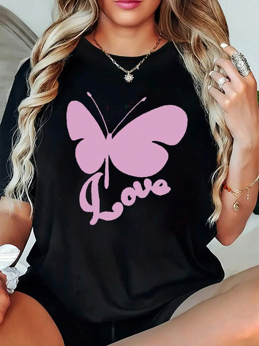 Women T-Shirts - Black - View 1