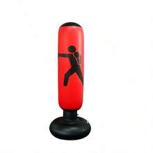 Boxing Bag With Support Frame, Elastic Free-Form Inflatable Boxing Bag - Multicolor - View 8