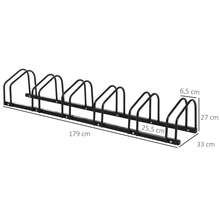 HOMCOM Suportes e racks para bicicletas - Preto - Ver 4