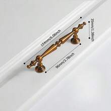 4个家具把手，复古欧式风格家具拉手，抽屉旋钮五金配件 - 4個 - 查看 21