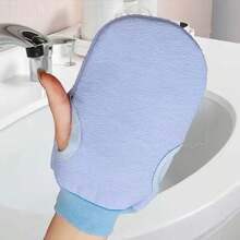 New Upgraded Exfoliating Gloves With Detachable Carrying Bag, Professional Body Cleansing Tool, Reusable, Double-Sided Body Cleansing Towel, Detachable Base Towel, Double-Sided Towel, Suitable For Spa, Massage, Home Body Cleansing. Body Cleansing Bath Cleanser, Cleansing Towel Detacher & Feisumassaji. Gurin, Pink, Buru, Baggu, Storage, Organizer, Heakrippu - Multicolor - View 5