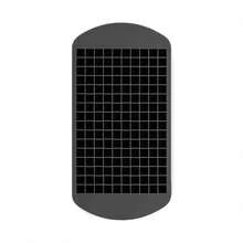 1 Khay đá silicon màu đen - 160 viên đá nhỏ, khuôn dễ lấy đá ra để làm đá bào và đá cát, đông lạnh nhanh và có thể tái sử dụng. - Nhiều màu - Xem 10