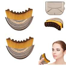 1/5/10pcs New Lymphatic Contour Face Brush, Lymphatic Drainage Massager For Face,Ergonomically Designed To Fit The Skin Precisely And Relieve Fatigue. - 無色 - 查看 2