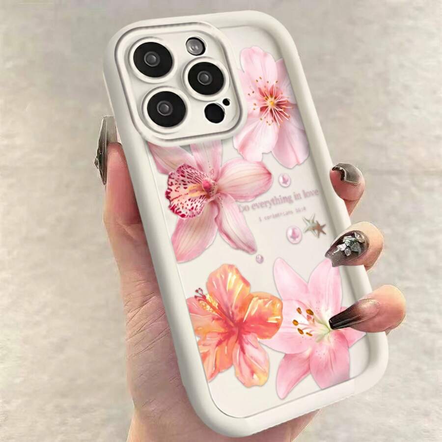 Capinha Capa Para iPhone XR 11 12 13 14 15 16 17 PRO MAX 14 15 16 PLUS Galaxy A03 A04E A05S A07 A10S A11 A12 A13 A14 A15 A17 A20 A23 A26 A30S A32 A34 A35 A50S A51 A52 A54 A55 A71 A72 M34 S20 FE S21 FE S22 ULTRA S23 fe S23 ULTRA S24 PLUS S24 ULTRA S25 EDGE REDMI A1 A2 A3 A5 8 9A 10C 11A 12C 13C 14C 15  11 lite 12 lite 14 15T pro Poco x3 nfc X3 Pro x5 pro X6 Pro X7 PRO M3 M4 f3 F5 F7 PRO F7 Ultra C55 C65 Note 8 pro 9s 9 pro 10s 11s 11 pro 12S 12 Pro 13 pro 14 pro 15 pro plus  Moto G04 G04S G10 G14 G20 G22 G24 G30 G34 G53 G54 G84 E13 E14 Edge 60 PRO Silicone Lindo padrão floral - J2 - Visão 1