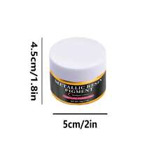 Pasta Pigmen Metalik 50g, Pewarna Aneka Warna, Cocok untuk Resin Epoksi, Lukisan Cair, Kerajinan Seni Resin Epoksi DIY, dan Pembuatan Perhiasan. - 50 GRAM - View 7