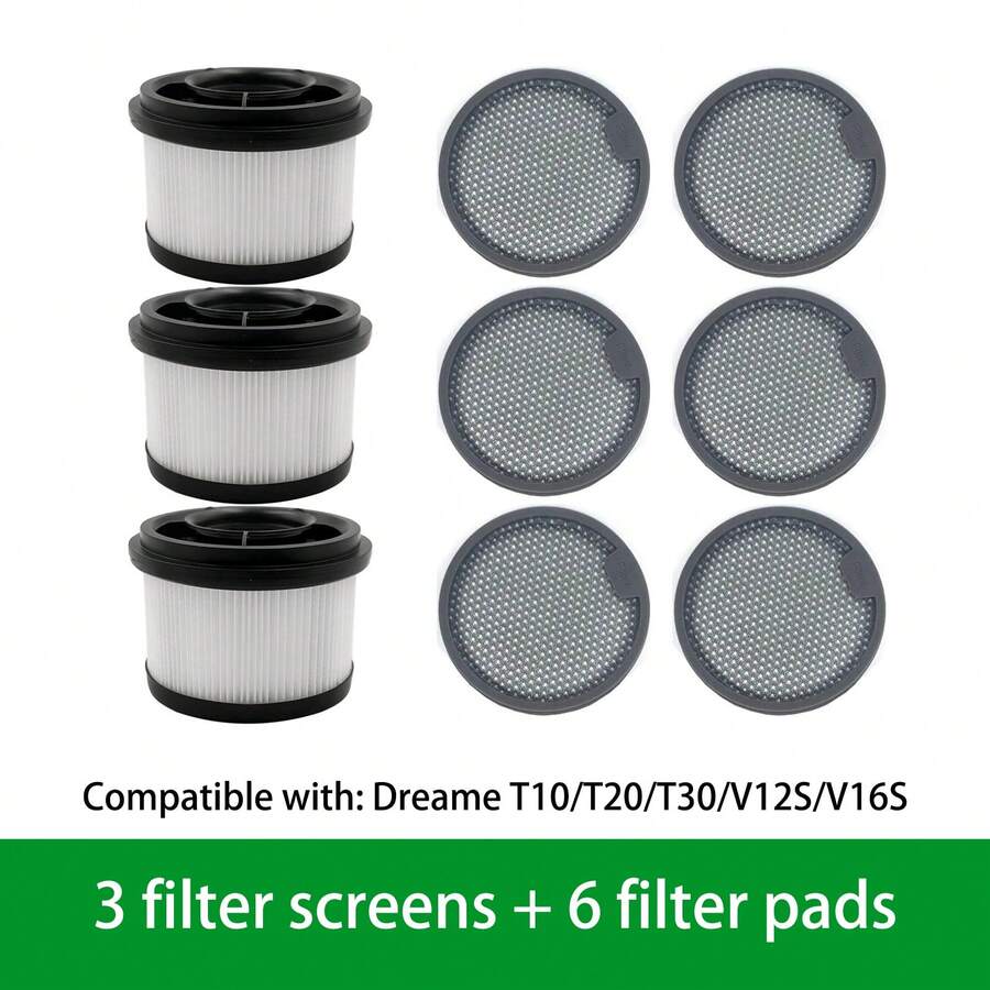 适用于手持式吸尘器 T10/T20/T30/V12S/V16S 和 G9/G10 的替换滤芯 - 查看 1